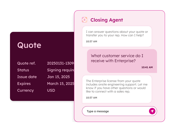 Close Deals with the Closing Agent and Commerce Hub's Wuotes