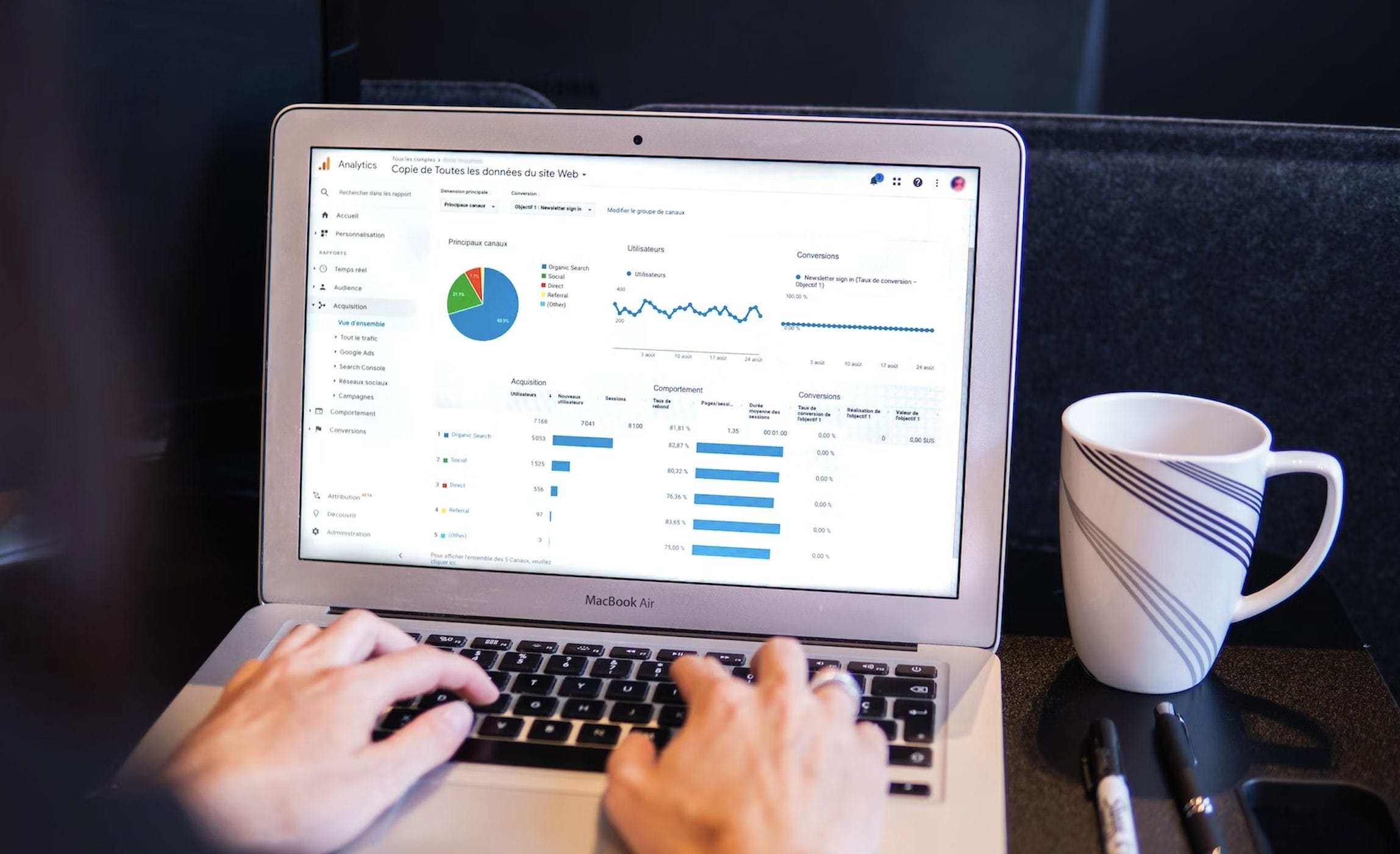 Elementor's drag and drop editor 