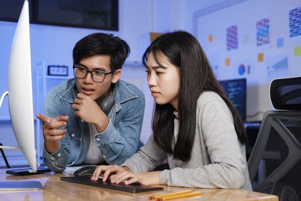 Work Colleagues check latest Google core update