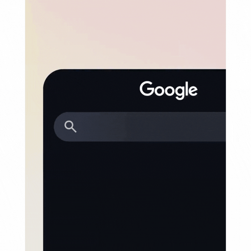 Google AI Mode Example of Search Results