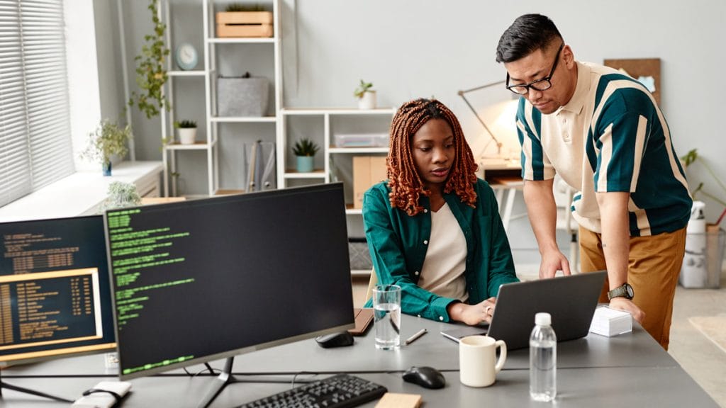 Web Design Team works in Michigan on new project