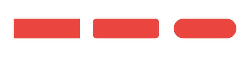 Four blue shapes showing the continuation theory | Gestalt Theory